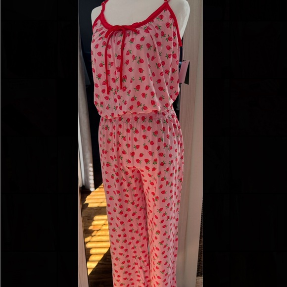Kate Spade Pink Raspberry Pajama Set - Picture 2 of 6
